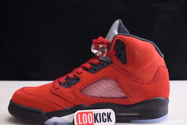HYPE Raging DD0587-600 Retro Jordan Bulls 5 (2021) Red 0813